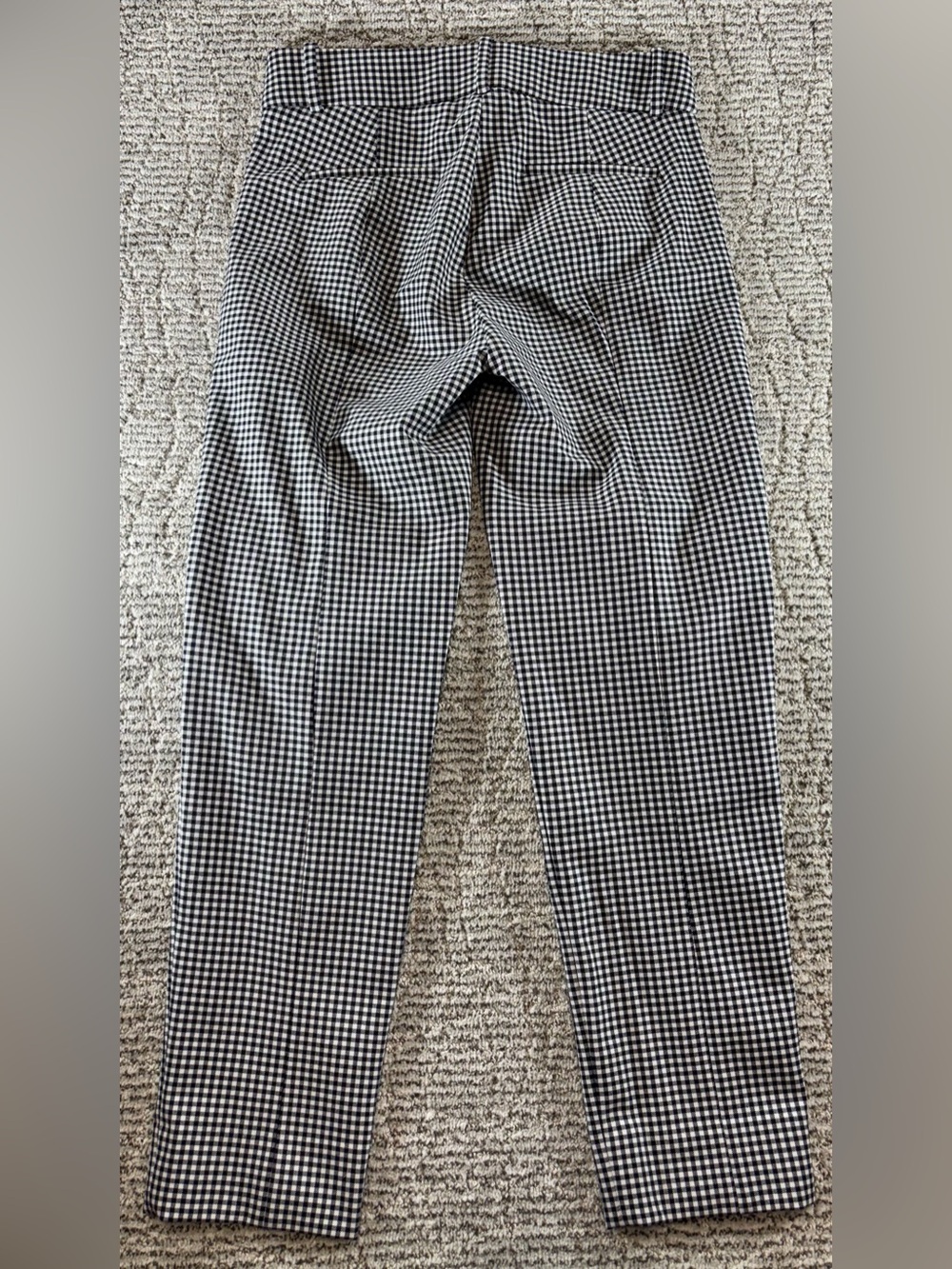NWT J. Crew Women’s Size 2 Black-White Gingham Checkered Cameron Pants - Picture 10 of 11